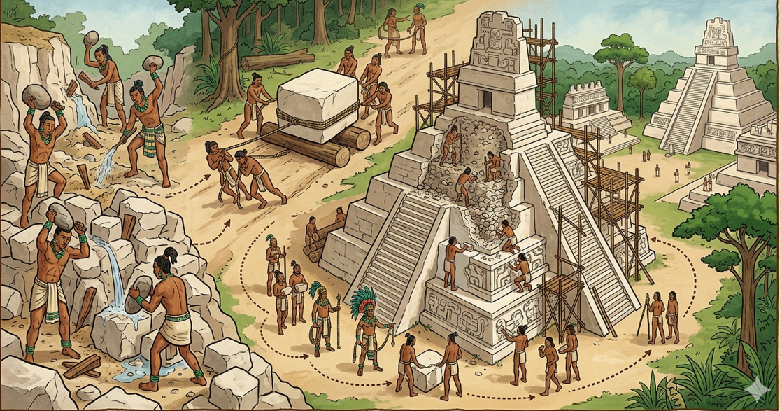 Kehebatan Arsitektur Maya: Cara Mereka Membangun Kota Megah Tanpa Alat Logam